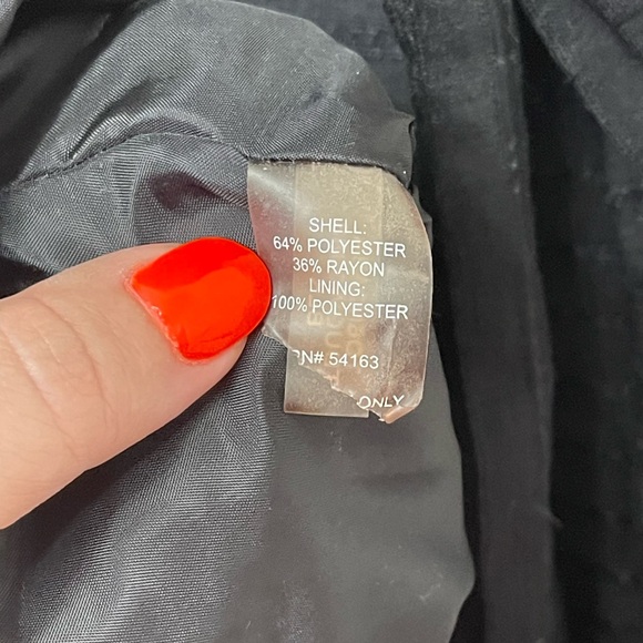 Tommy Hilfiger Black Illusion Strip Fit and Flare Dress - Picture 10 of 10